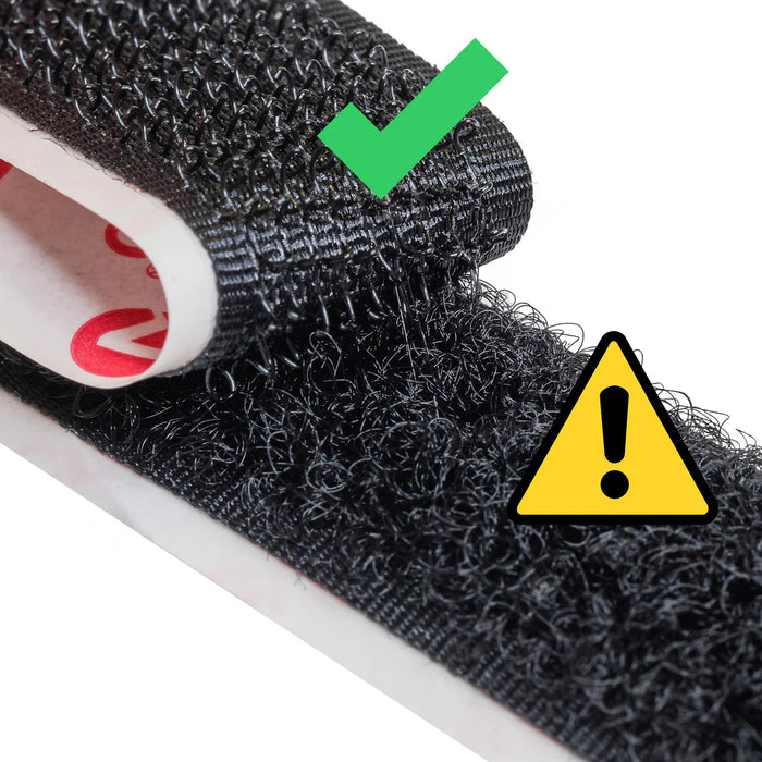 VELCRO® Brand PS14 Adhesive 16 mm - 50 mm Hook Tape - 25 m Roll