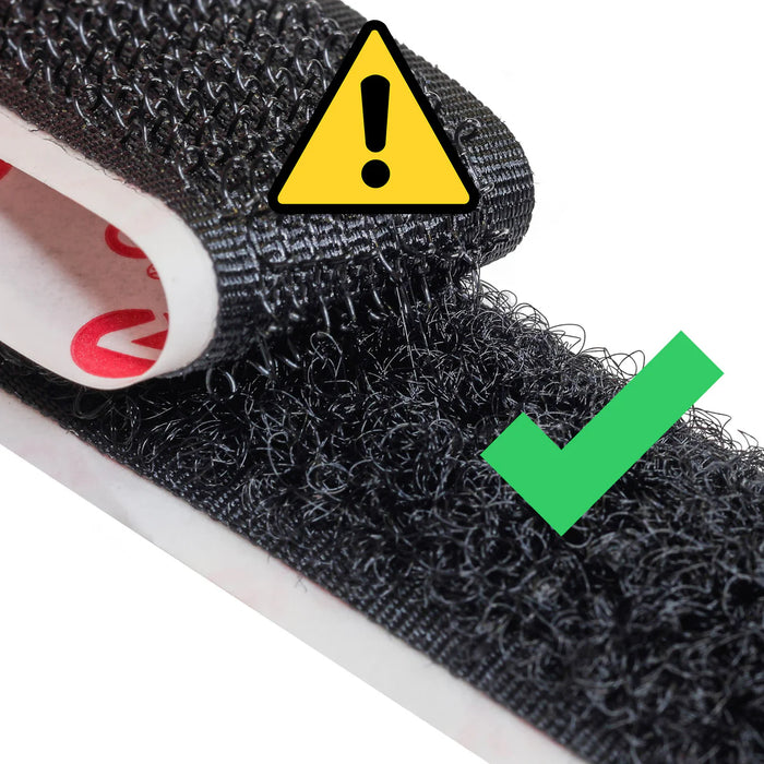 VELCRO® Brand PS14 Adhesive 16 mm - 50 mm Loop Tape - 25 m Roll