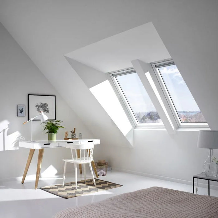 VELUX GGL SA0W21101 White Painted Centre Pivot Duo Mini Dormer