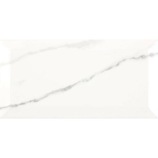 Apennine Bevelled Matt Marble Effect Tile - 10x20 - Individual Tile