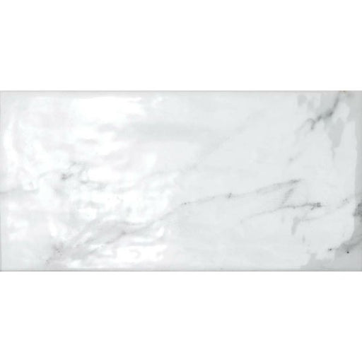 Apennine Natural/Rustic Gloss Marble Effect Tile - 15x7.5- Individual Tile