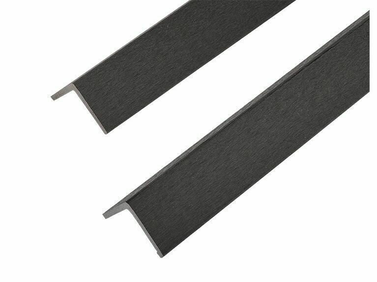 Charcoal Cladco WPC Wall Cladding Corner Trim