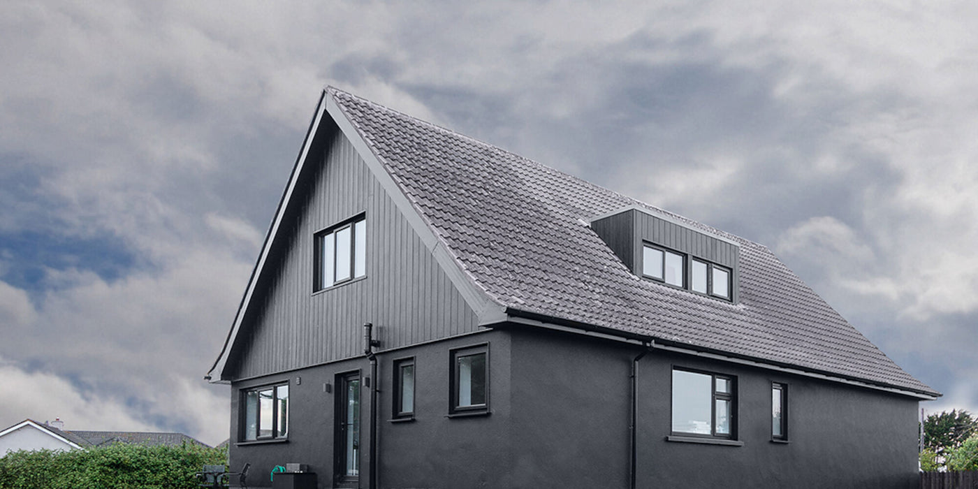 Black Cedral Click Plank - Woodgrain Finish (C50) - 3600 x 186 x 12mm