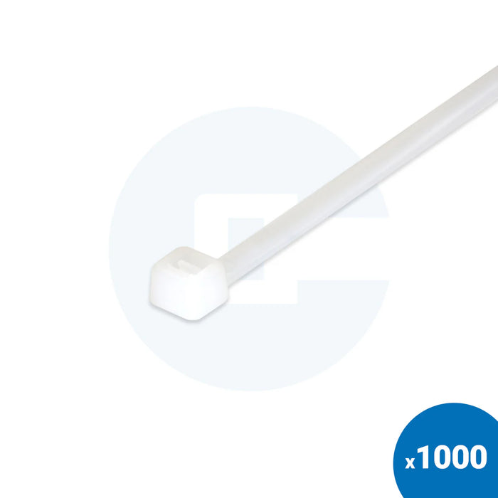 Natural White Cable Ties - Bulk Pack of 1000