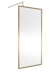 Full Outer Frame Wetroom Screen 1950x1000x8mm Hudson Reed
