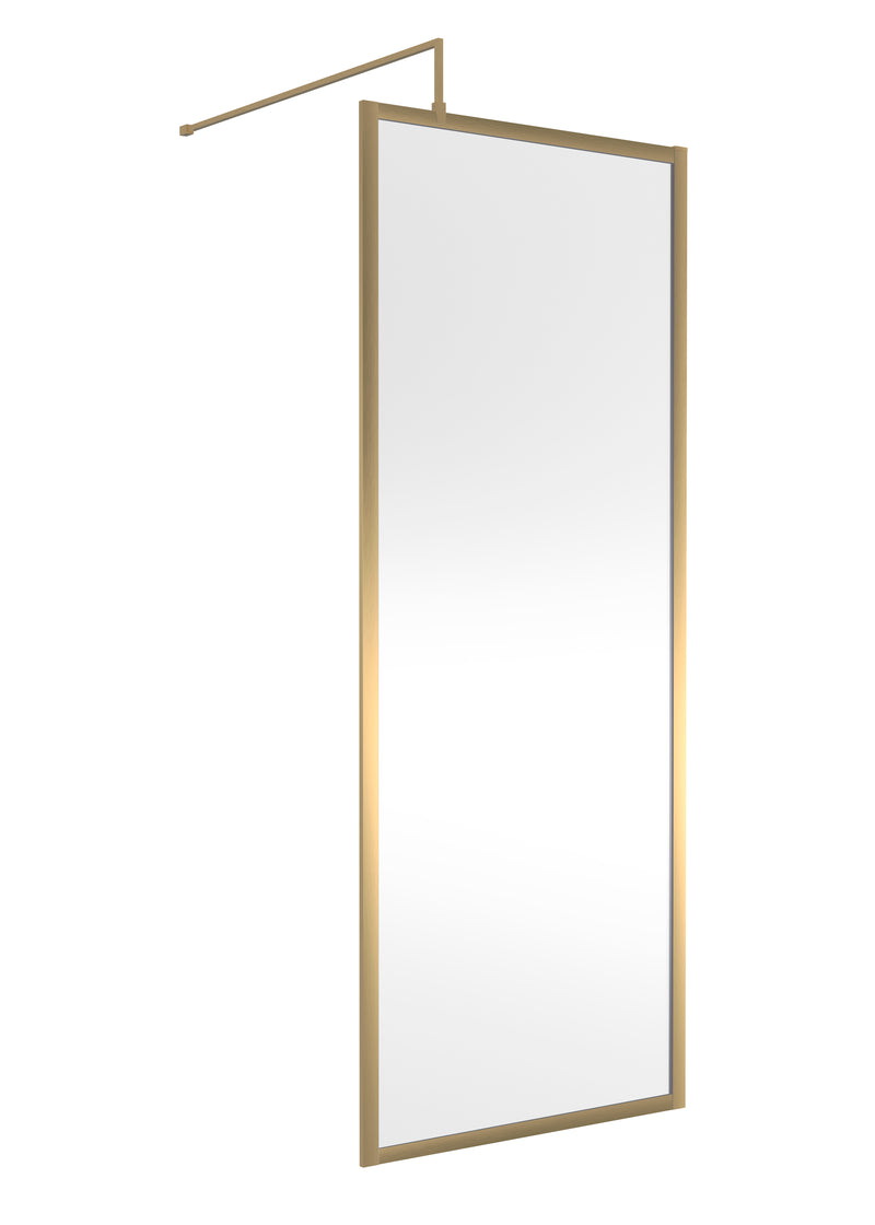 Full Outer Frame Wetroom Screen 1950x800x8mm Hudson Reed