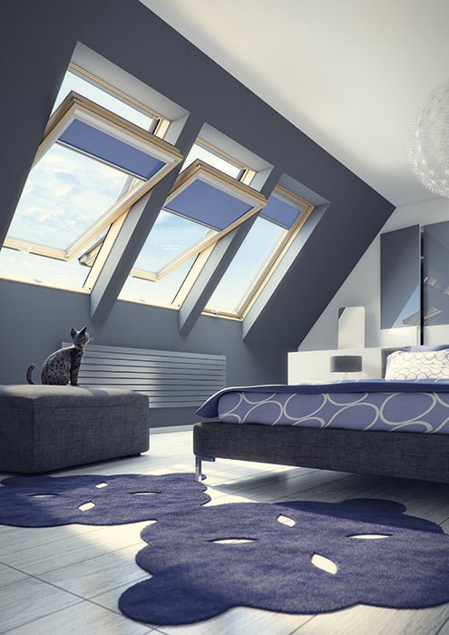 Centre Pivot Roof Window – White Acrylic Coated Pine (134cm x 98cm)