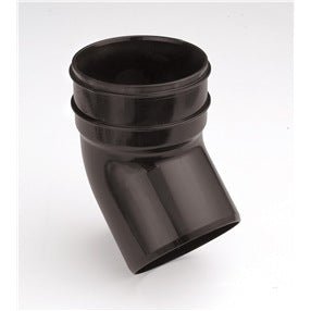 110mm 135° Single Socket Offset Bend Black