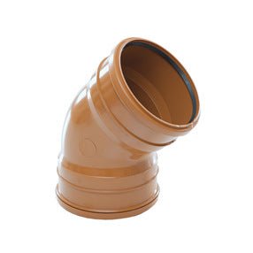 110mm Underground Drainage 45 Degree Double Socket Bend - Efficient Drainage Solution