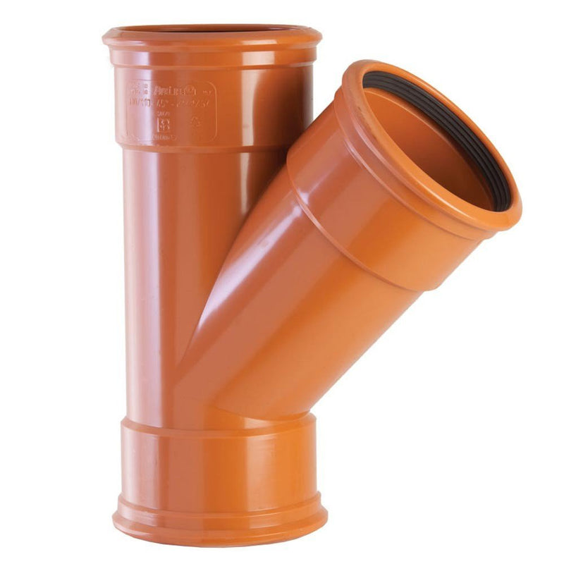 110mm 45° Junction (Triple Socket)