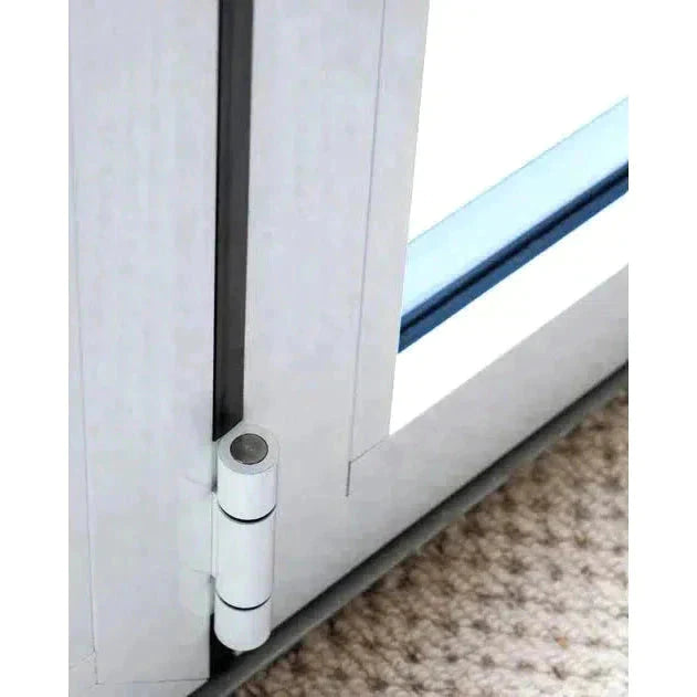 1300mm Black Aluminium Bifold Door Smart System - 2 sections