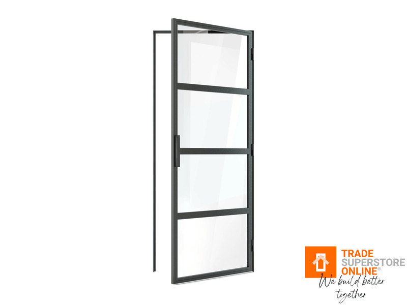 Internal STEEL Single Door - 1200mm width (Right Hinged)