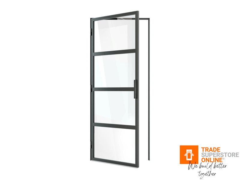 Internal STEEL Single Door - 1000mm width (Left Hinged)