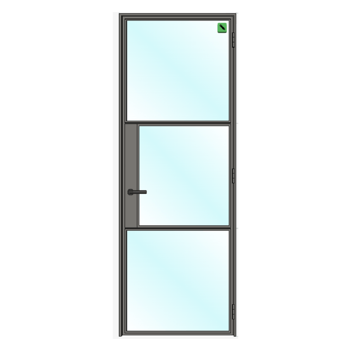 Internal STEEL Single Door - 750mm width (Left Hinged)