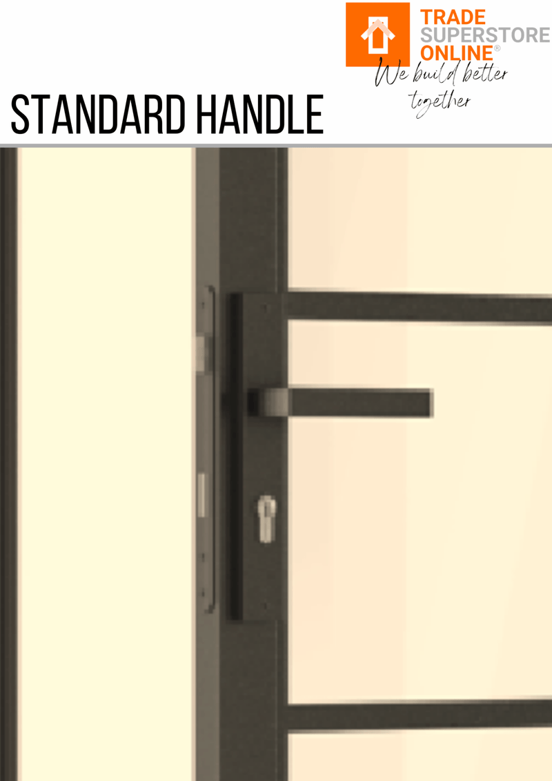 Internal STEEL Single Door - 800mm width (Left Hinged)