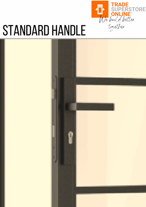 Internal STEEL Single Door - 1000mm width (Left Hinged)
