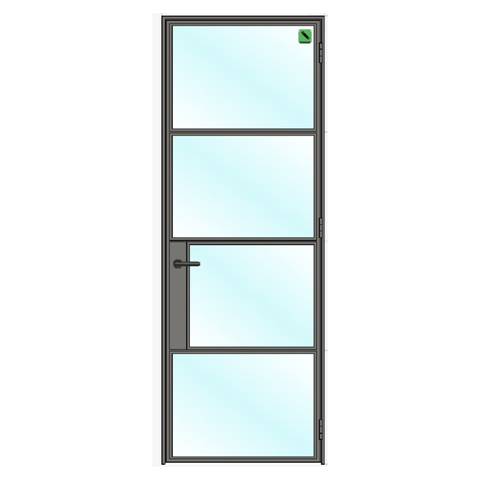 Internal STEEL Single Door - 900mm width (Right Hinged)