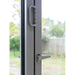 1300mm Black Aluminium Bifold Door Smart System - 2 sections