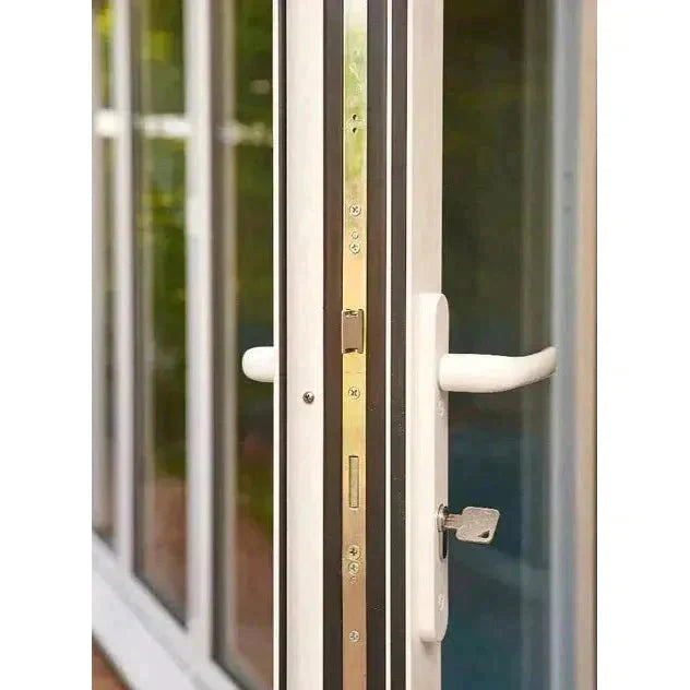 2200mm Anthracite Grey Aluminium Bifold Door Smart System - 3 sections
