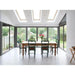 2200mm Anthracite Grey Aluminium Bifold Door Smart System - 3 sections