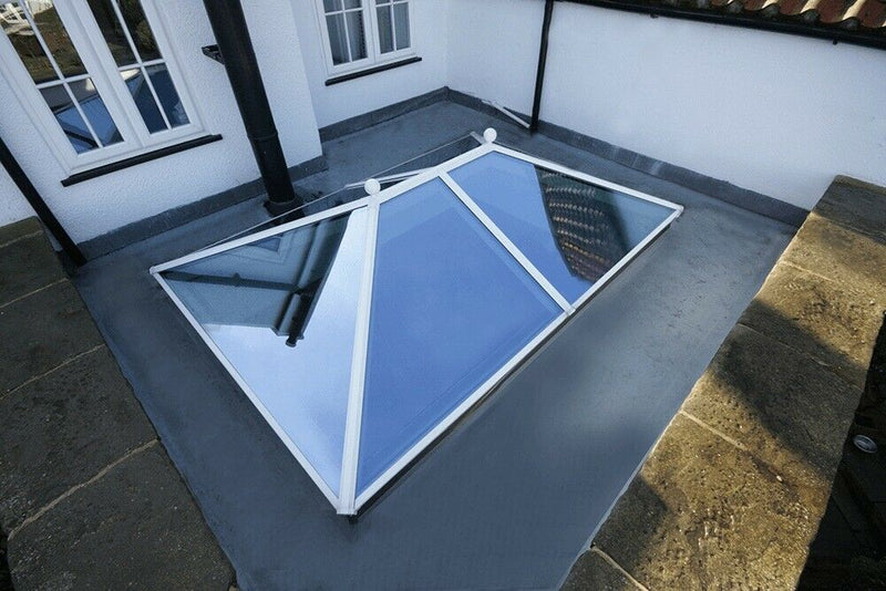 White Korniche Aluminium Roof Lantern