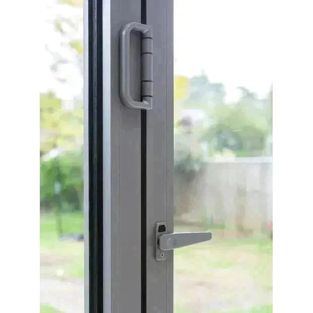 2200mm Anthracite Grey Aluminium Bifold Door Smart System - 3 sections