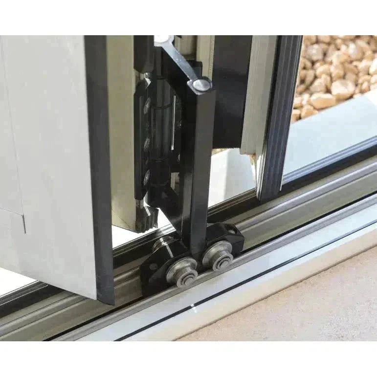 2200mm Anthracite Grey Aluminium Bifold Door Smart System - 3 sections