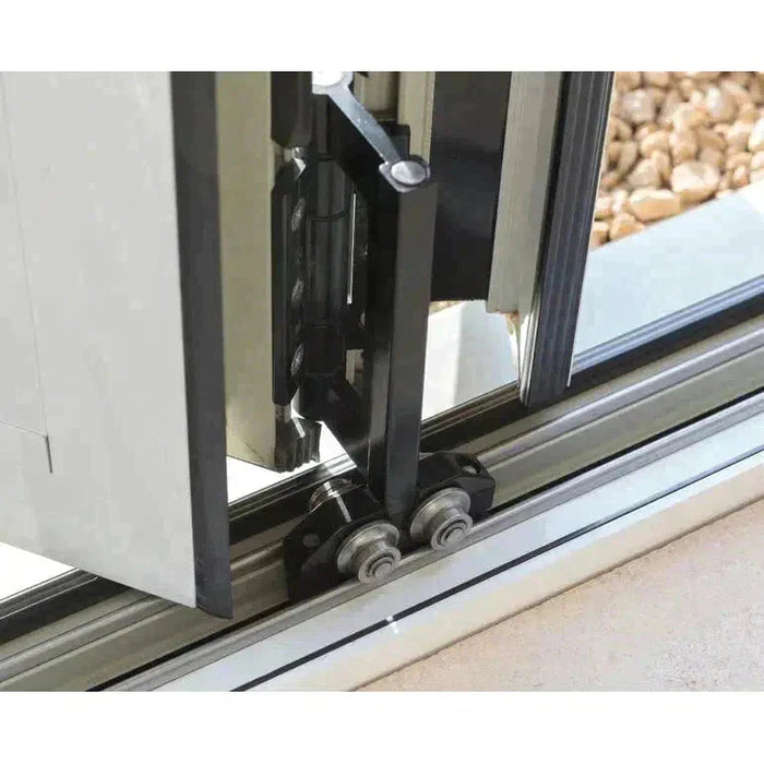 2200mm Anthracite Grey Aluminium Bifold Door Smart System - 3 sections