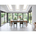 2200mm Anthracite Grey Aluminium Bifold Door Smart System - 3 sections