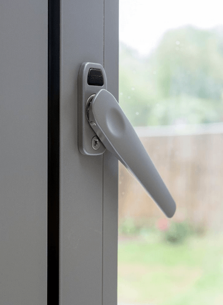White Aluminium Bifold Door SMART system - 2 sections