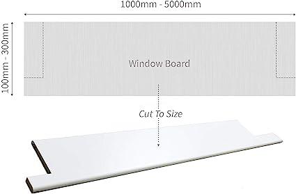 window boards cut to size