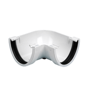 White Klassic Deepflow 90° Angle