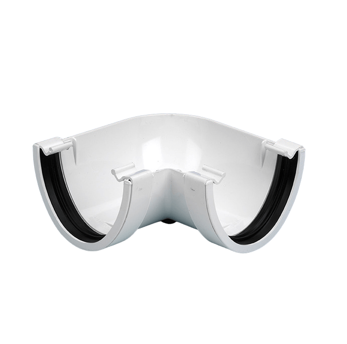 White Klassic Deepflow 90° Angle