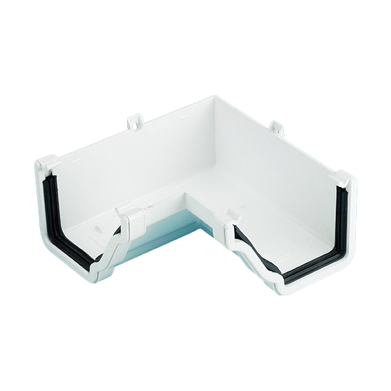 White Klassic Ogee 90° Internal Angle