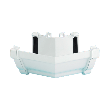 White Klassic Ogee 90° External Angle