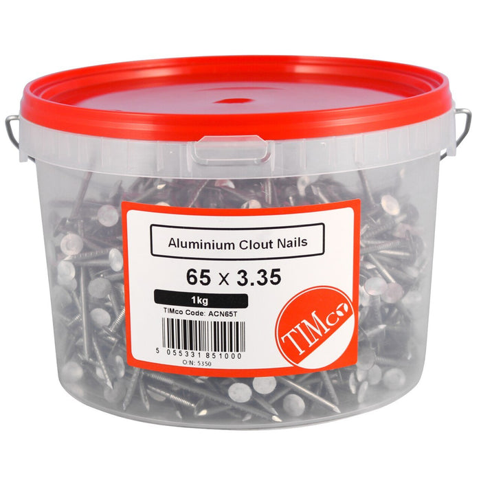 Aluminium Clout Nails - 1kg