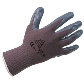 Black Nitrile Foam Coated Knitwrist Gloves