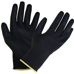 Black PU Foam Coated Knitwrist Gloves