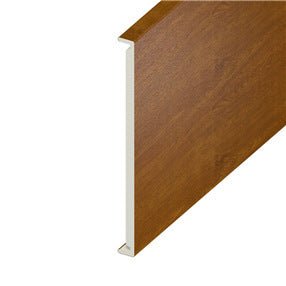 Golden Oak Double Fascia Board - 350mm (5m length)