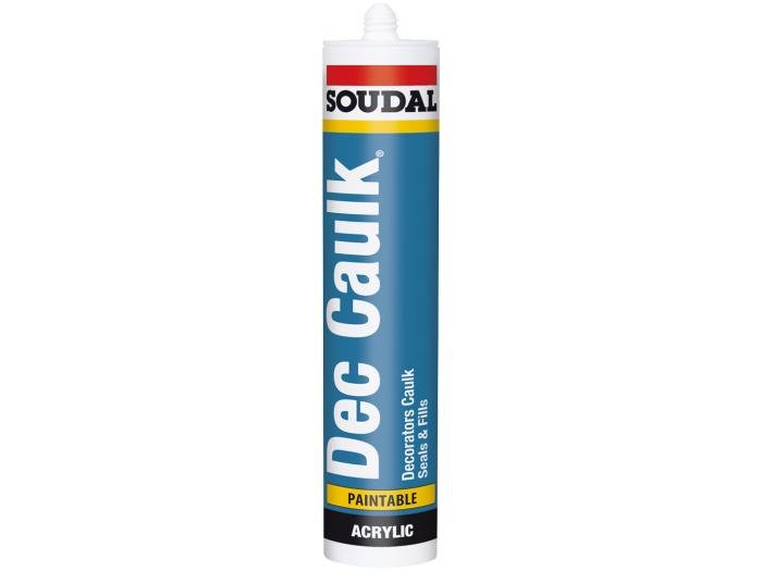 White Soudal Decorators Caulk 300ml