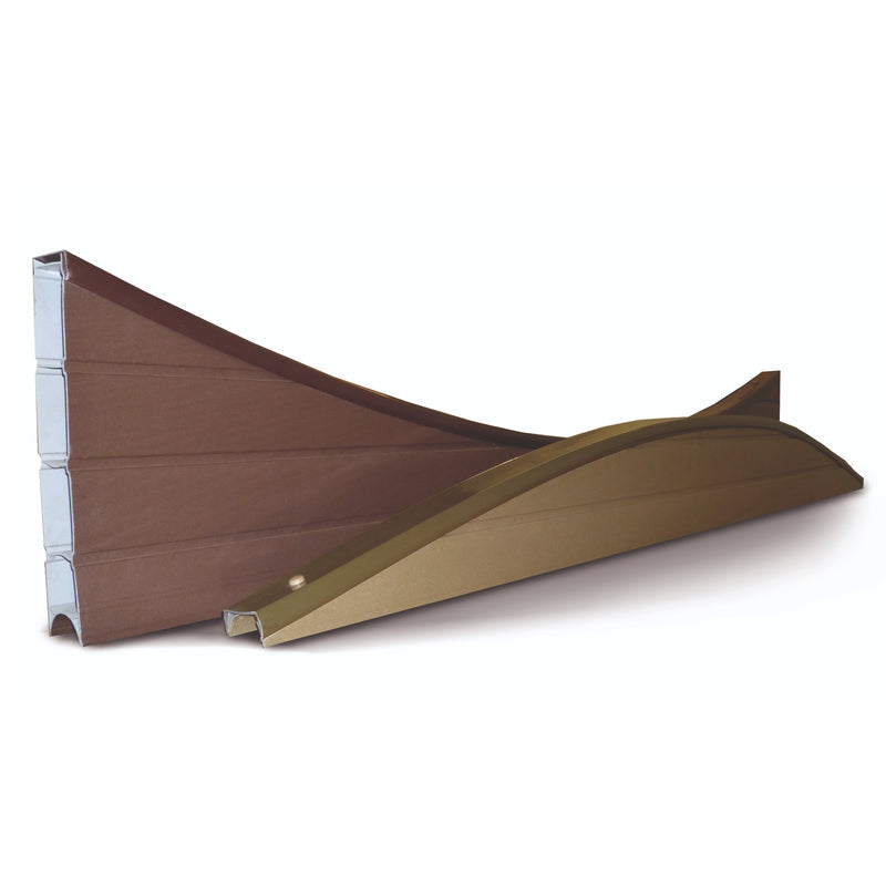 Graphite Eco Fence Panel Convex Top