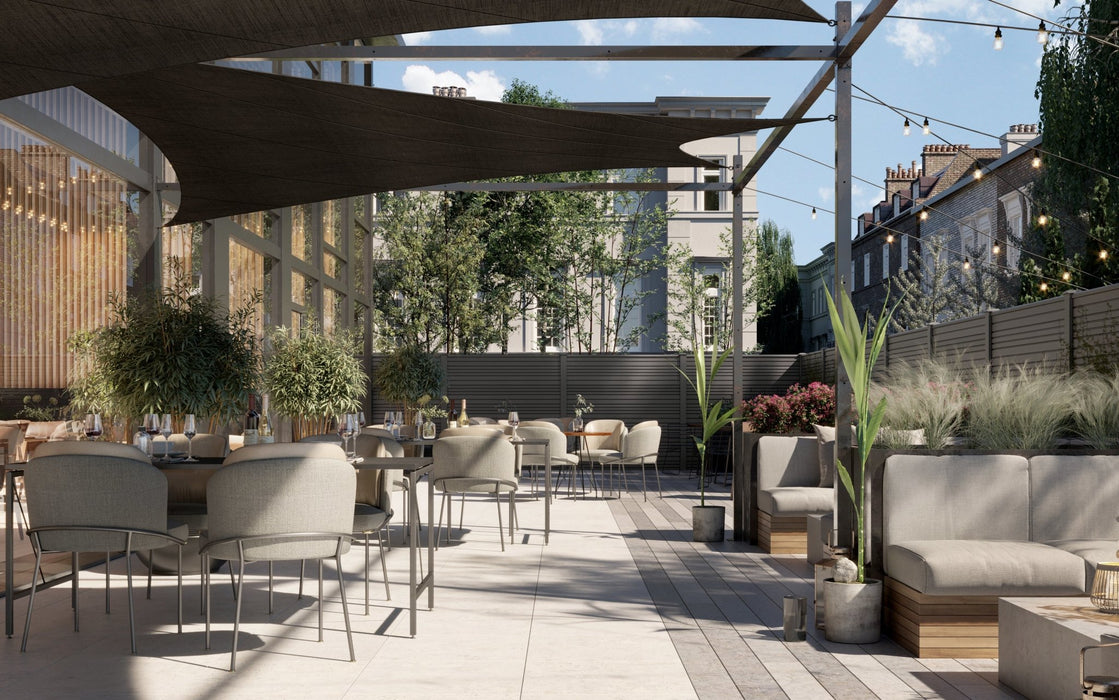 Clarity Fence Aluminium Bottom Rail (1.8m) - Charcoal