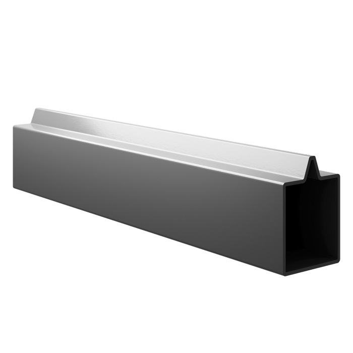 Clarity Fence Aluminium Bottom Rail (1.8m) - Graphite