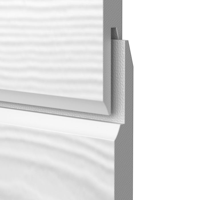 James Hardie VL Plank Cedar Cladding - Arctic White Interlocking