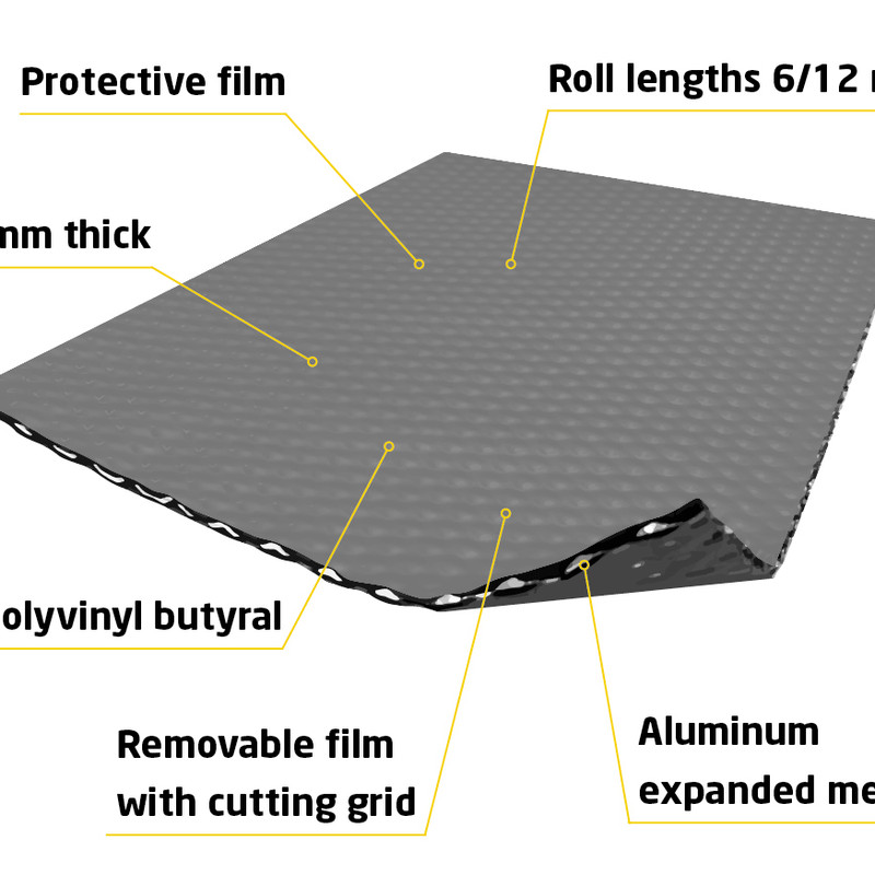 1000mm wide Lead-free flashing roll 1m wide