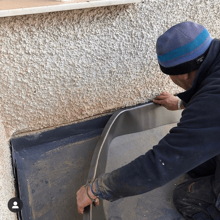 1000mm wide Lead-free flashing roll 1m wide