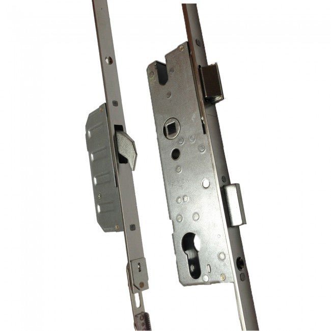 Winkhaus Cobra 2 Hook 35mm Backset Multi Point Door Lock with Serrations - Solid Spindle