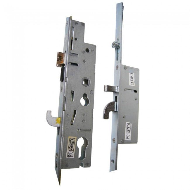 Fullex XL 3 Hook 2 Pin 4 Roller 35mm Backset Multi Point Door Lock with Serrations - Single Spindle
