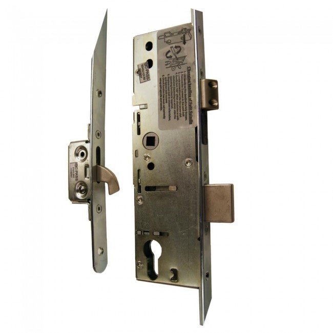 ERA / Saracen 2 Hook 2 Roller 45mm Backset Multi Point Door Lock with Serrated Drive - Split Spindle