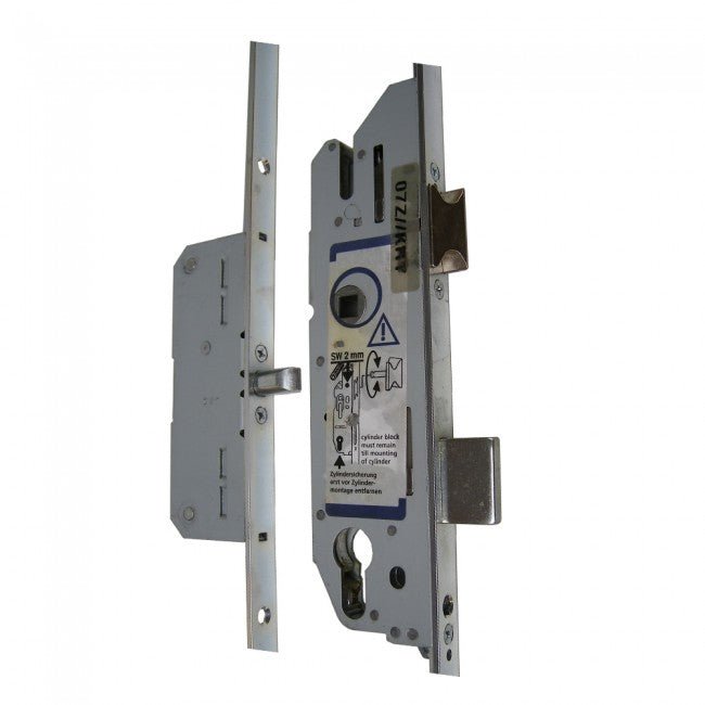 Fuhr 2 Pin 2 Roller 35mm Backset Multi Point Door Lock with Key Wind Operation - Single Spindle